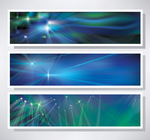 Shiny blue style banners vector graphics 01 vector graphics vector graphic shiny blue banners banner   