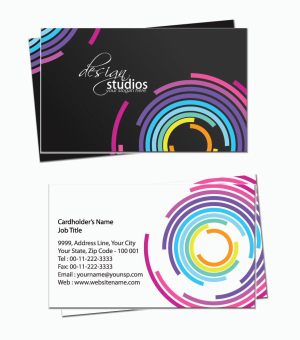 Business card template Complete Set vector 05 business card template business card business   