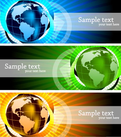 Bright Stylish banners design vector set 02 stylish bright banner   