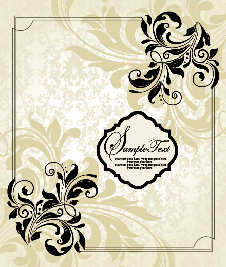 Vector of Exquisite Vintage Floral Borders 03 vintage floral exquisite borders   