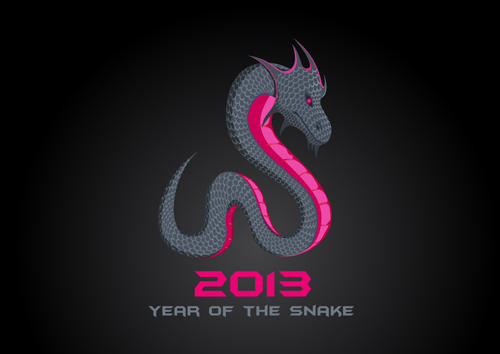 Different Snake 2013 design elements vector Collection 05 snake elements element different 2013   