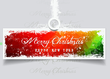 2015 christmas and new year grunge banner 01 new year grunge christmas banner 2015   