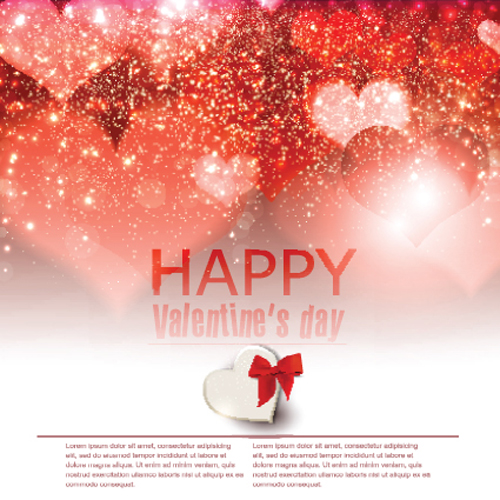 Halation Valentine vector background 02 Valentine halation   