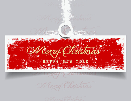 2015 christmas and new year grunge banner 07 new year grunge christmas banner 2015   