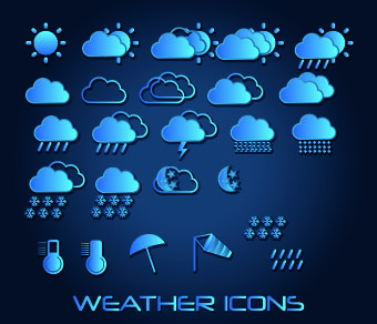 Weather icons mobile Application vector 02 mobile icons icon application   