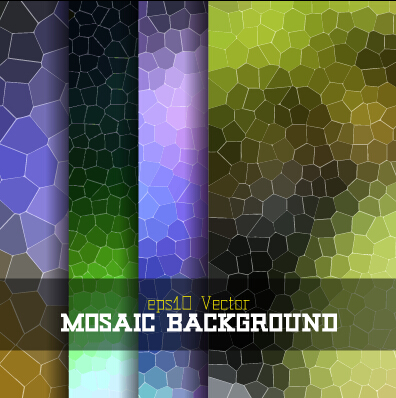 Creative mosaic background art vector 01 mosaic creative background   
