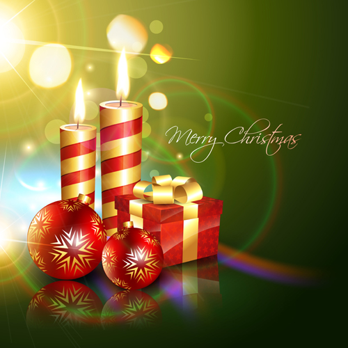 Set of Halation Christmas background art vector graphic 02 halation christmas   