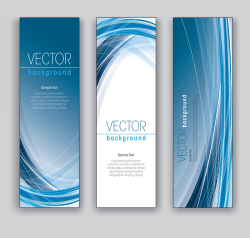 Creative modern banners set vector 04 modern creative banners   