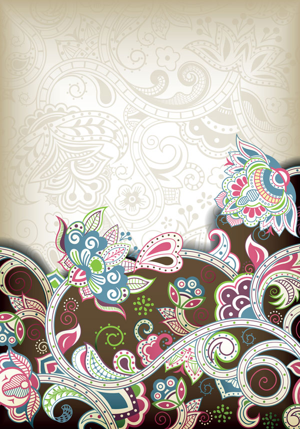 Elements of Ornate Floral Frame vector 05 ornate floral frame floral elements element   