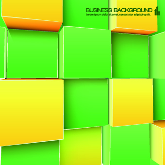 Colored Cubes background vector 02 cubes cube colored background vector background   