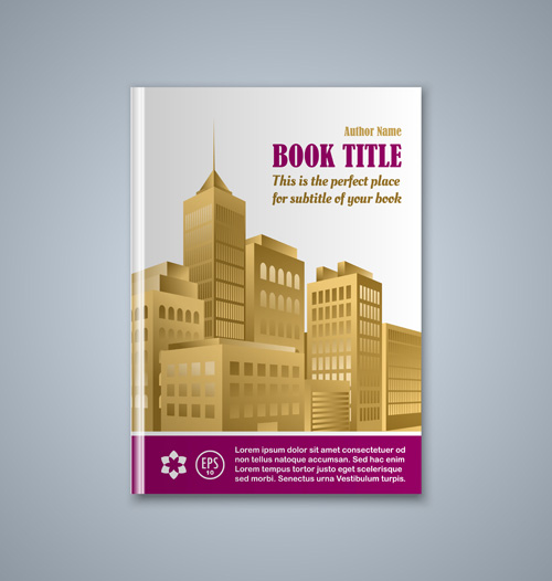 Set of book cover creative vector 19 creative cover book   