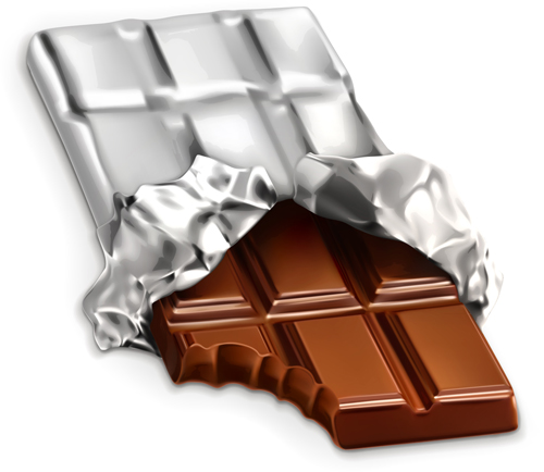 Realistic chocolate creative vector set 06 realistic creative chocolate   