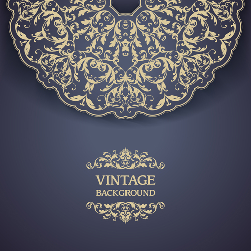 Ornate vintage floral art backgrounds vector 01 vintage ornate backgrounds background   