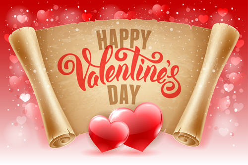 Romantic valentine day gift cards vector 04 Valentine romantic gift day cards   