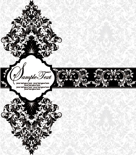 Vector of Exquisite Vintage Floral Borders 01 vintage floral exquisite borders   