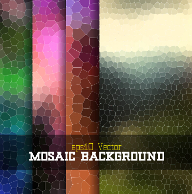 Creative mosaic background art vector 02 mosaic creative background   