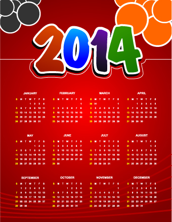 Calendar 2014 vector huge collection 115 Huge collection collection calendar 2014   
