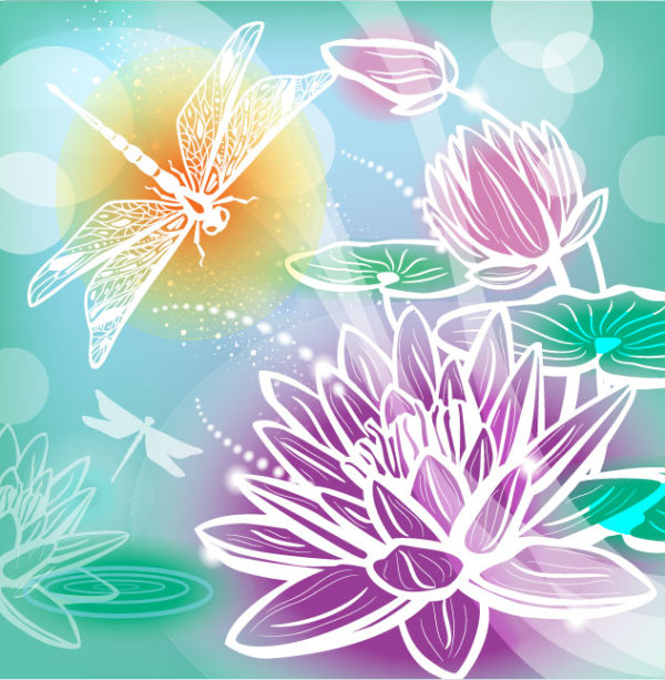 Abstract Flower free vector 04 vector free flower   