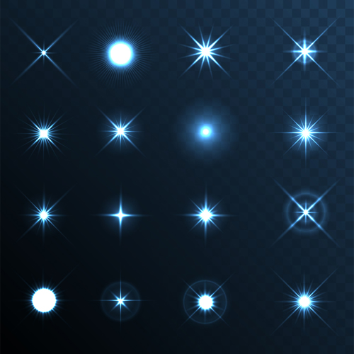 Shining star light illustration vector 03 Star light star shining illustration   