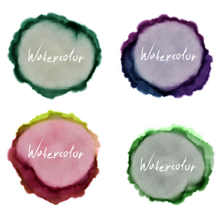 Grunge watercolor blots vector material 03 watercolor grunge blots   