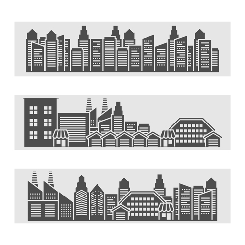 City buildings banners vector graphics 01 city building buildings banners   