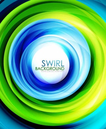 Modern round business background vector trend colorful background   