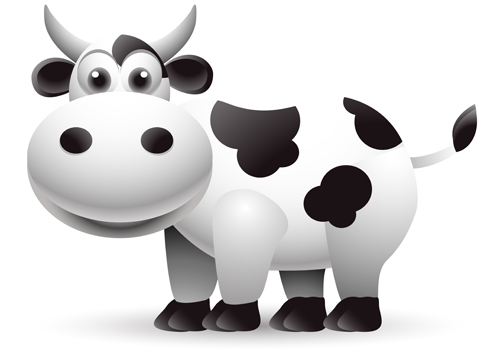 Different Dairy cow design vector graphics 05 different Dairy cow cow   