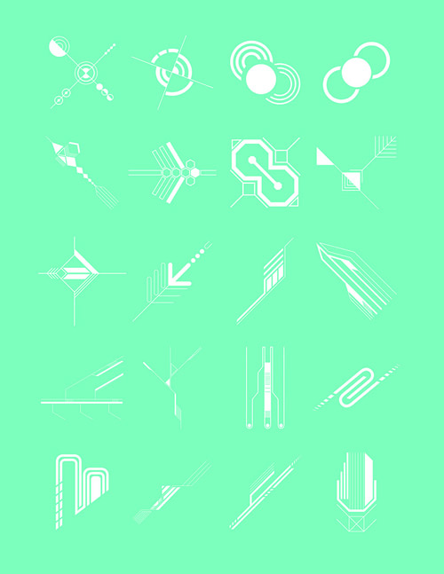 Future concept shapes design vector 02 shapes future concept   