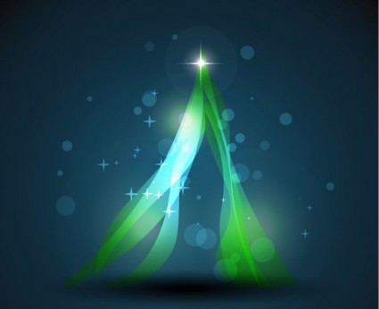 Abstract Glowing Christmas Tree Vector vector design tree glowing christmas abstract   