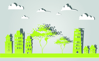 Paper city vector illustration 02 paper illustration city   