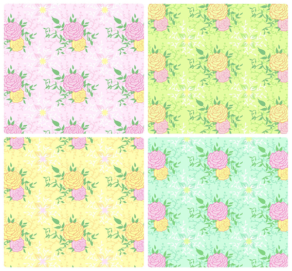 Peony seamless background vector tiled background pattern vector Peony   