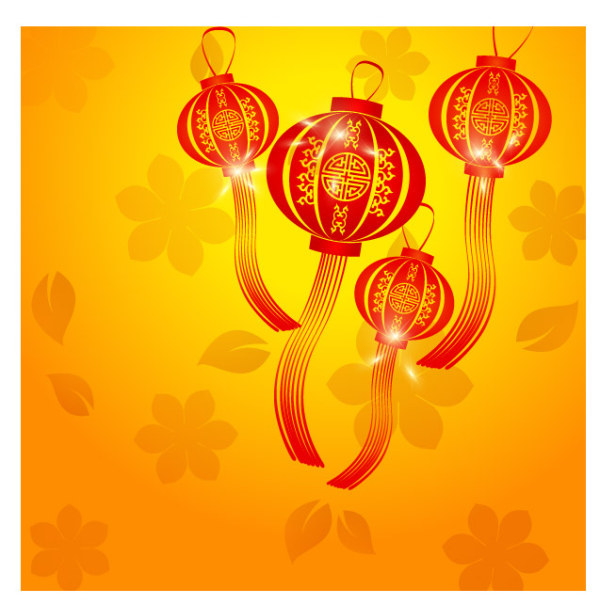 Beautiful Lantern vector material material lantern design beautiful   