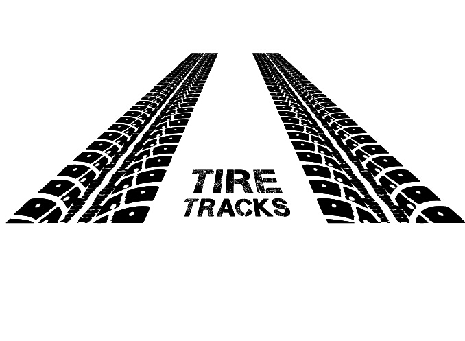 Vector tire tracks backgrounds design 04 track tire backgrounds   
