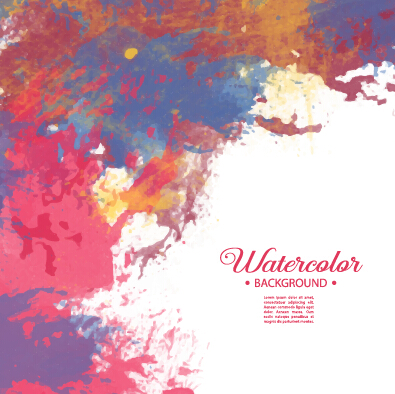 Vector grunge watercolor background art 02 watercolor grunge background   