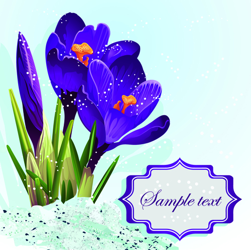 Purple beautiful flower vector background Vector Background purple flower beautiful background   