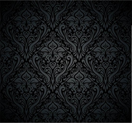 Dark damask backgrounds vector dark damask   