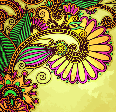 Floral patterns with grunge backgrounds vector 05 patterns pattern grunge floral pattern floral   