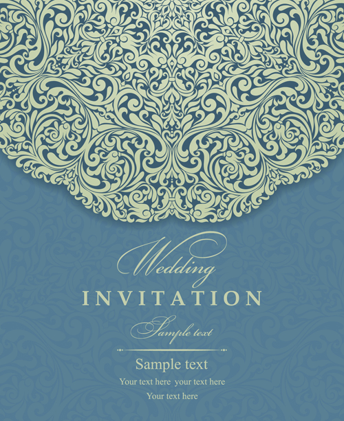 Elegant Invitations vintage style design vector 01 Vintage Style vintage style invitation elegant   