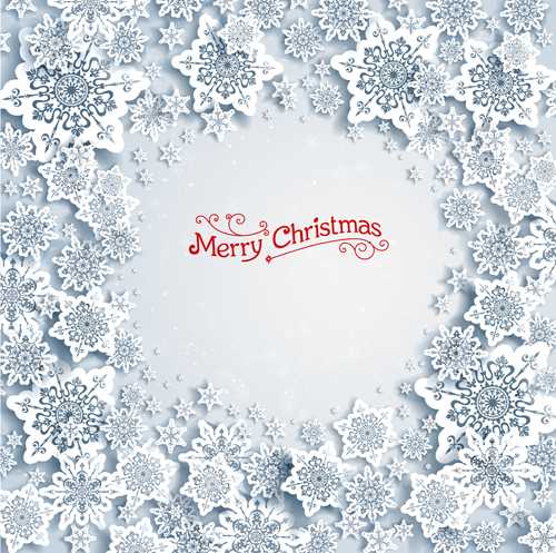 Christmas snowflakes backgrounds vector 03 snowflakes snowflake Christmas snow christmas backgrounds   