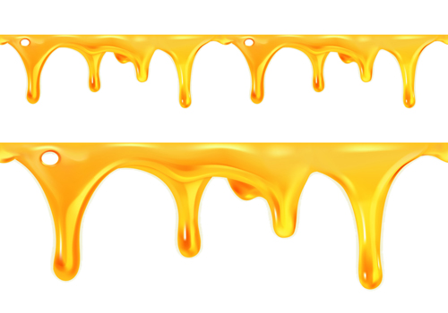 Bee honey dripping effect background vector 04 honey effect dripping background vector background   