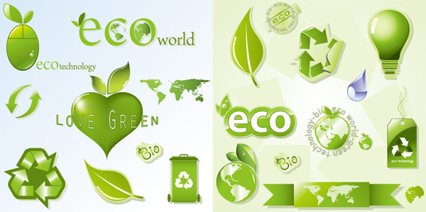 Shiny Eco icon vector theme icon eco   