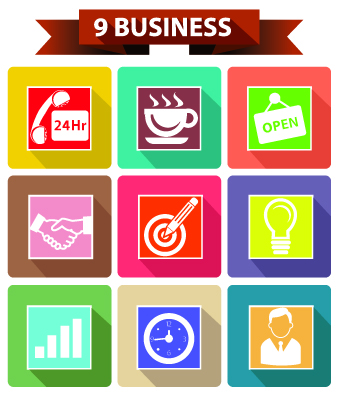 9 Kind business icons vector icons icon business icons business icon business   