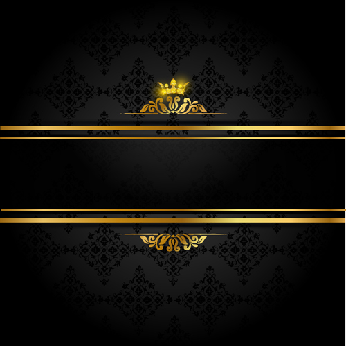 Ornate VIP gold background art vector 05 vip ornate gold background   