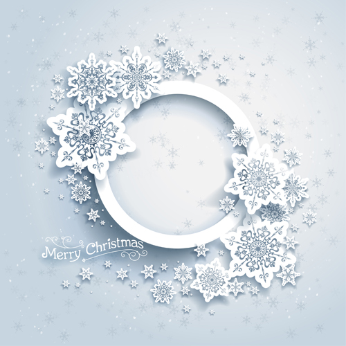 Christmas snowflakes backgrounds vector 04 snowflakes snowflake Christmas snow christmas backgrounds background   