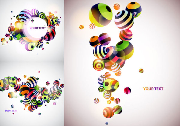 Ball style background dynamic circular ball background   