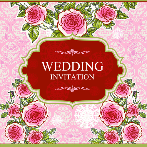 Flower Wedding Invitations 03 wedding invitation flower flow   