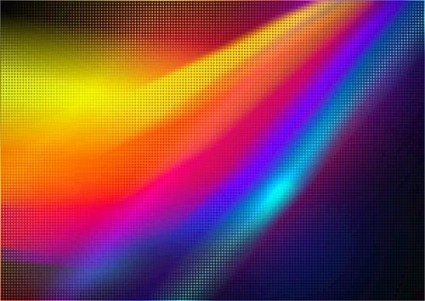 Colorful wavy art background vectors neon gorgeous color backgrounds   