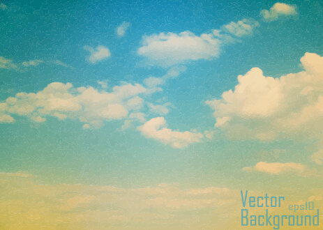 White clouds with blue sky vector background 02 white clouds sky clouds background   
