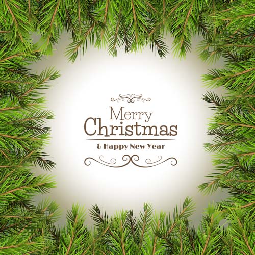 Christmas wreath frame vector 33523 wreath frame christmas   