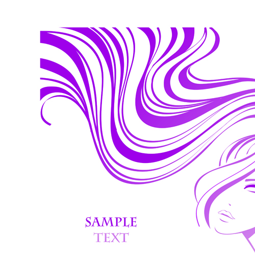 Hairdresser and beauty salon theme vector background 09 theme Hairdresser beauty salon beauty   